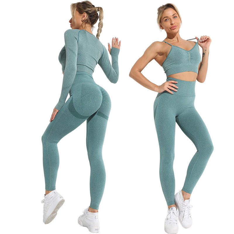 1Piece Gym Sportswear Clother Yoga Sets Women Tracksuit Leggings Bra Top Shorts For Female Outfits Workout Clothes Suit Fitness