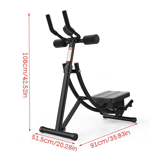 Folding Ab Rollers Crunch Gliders LCD Display Abdominal Coaster Machine Body Muscle Training Workout Home Gym Fitness Equipment