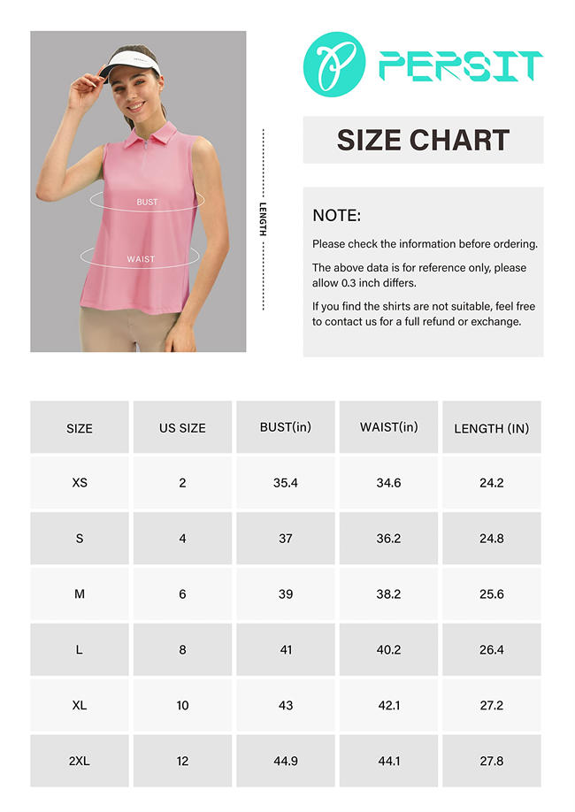 Womens Sleeveless Golf Polo Shirts Zip Up Collared Tennis Athletic Workout Tank Tops Dry Fit Lightweight