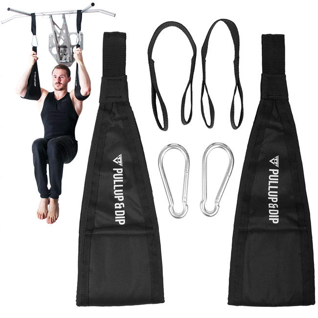 Ab Straps, Premium Abdominal Slings for Abdominal Training, Padded Workout Straps for Crunches, Hanging, Leg Raise, Set of 2 Ab Slings for Pull-Up and Chin-Up Bar