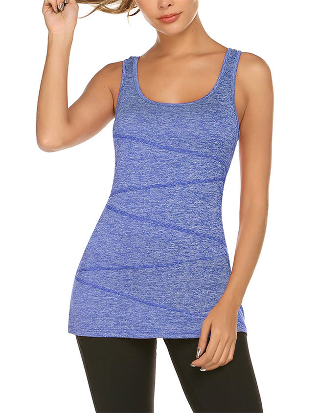 Women Yoga Tank Tops Quick Dry Activewear Sleeveless Workout Gym Casual Basic Loose Fit Summer Racerback Tank
