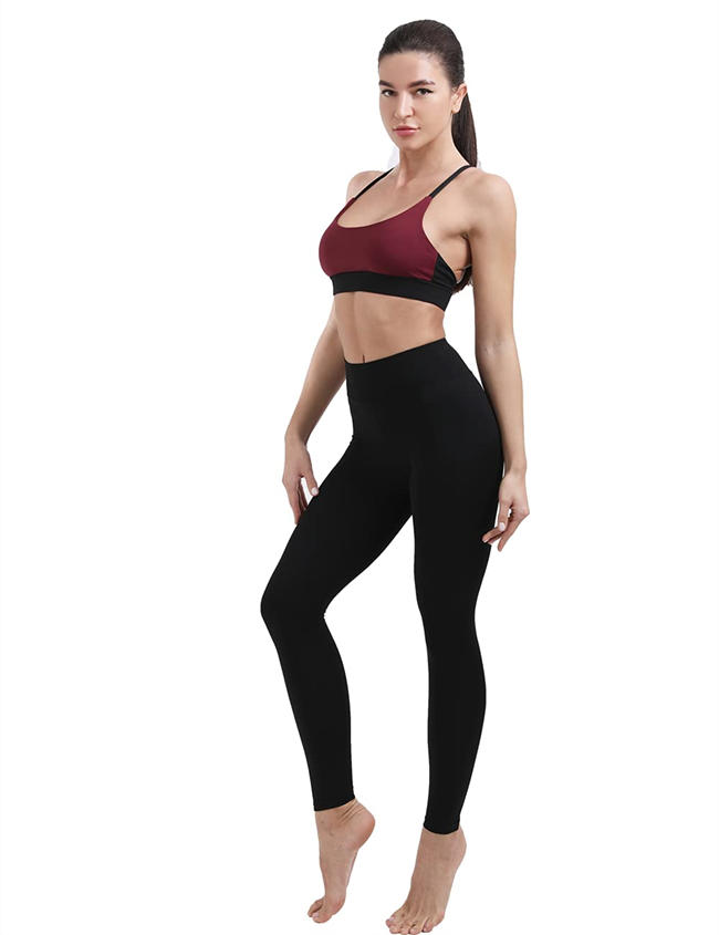 Seamless Bra and Leggings Set Women Activewear Crop Top Legging Yoga Fitness Gym Wear 2 Piece Set
