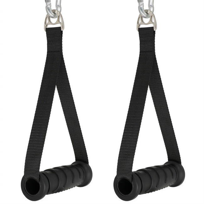 Fitness Extremely Durable Handle Grip for Cable Machine Attachment and Resistance Band Heavy Duty Thick Solid ABS Core