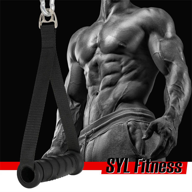 Fitness Extremely Durable Handle Grip for Cable Machine Attachment and Resistance Band Heavy Duty Thick Solid ABS Core