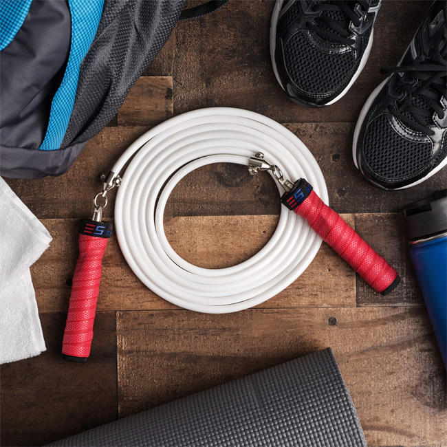 The Challenger Rope - 1lb Weighted Jump Rope for Men & Woman - HIIT, Cardio, Crossfit, Boxing, and Strength Training
