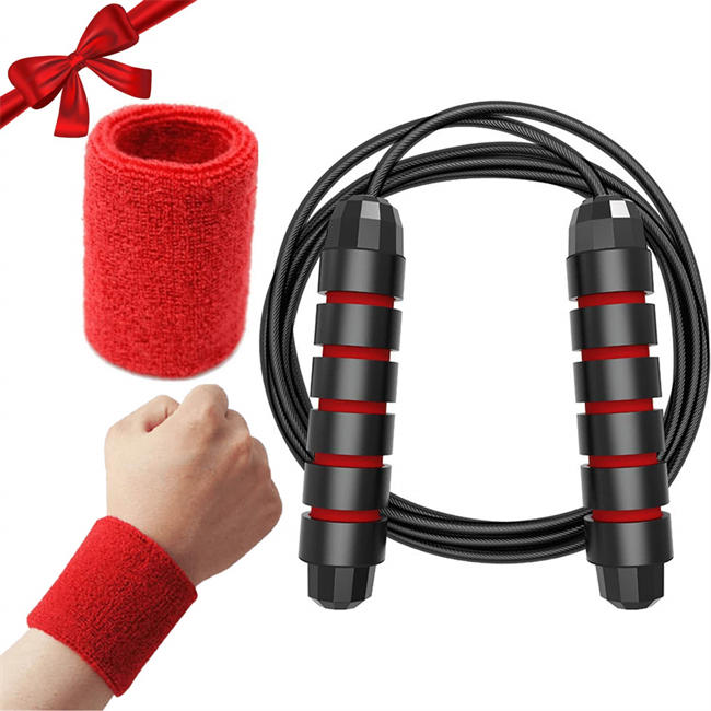 Jump Rope is a Highly Effective Equipment to Fat Burning for Healthy Weight Loss, Slim Down and Have a Flat Abs. Tangle-Free Rope is Easily Adjusted to Suit any User. The Ergonomic Anti Skid Handles Adapts to the Curves of Your Hands for a Good Grip
