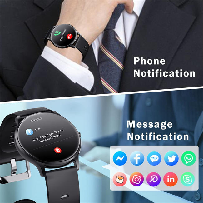 Smart Watch, Fitness Tracker Smartwatch for Android and iOS Phones with 1.28