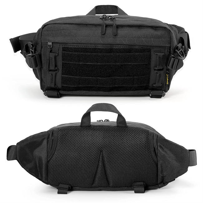 Crossbody Fanny Pack Sling Backpack Multipurpose Waist Bag Casual Chest Bag Outdoor for Men and Women