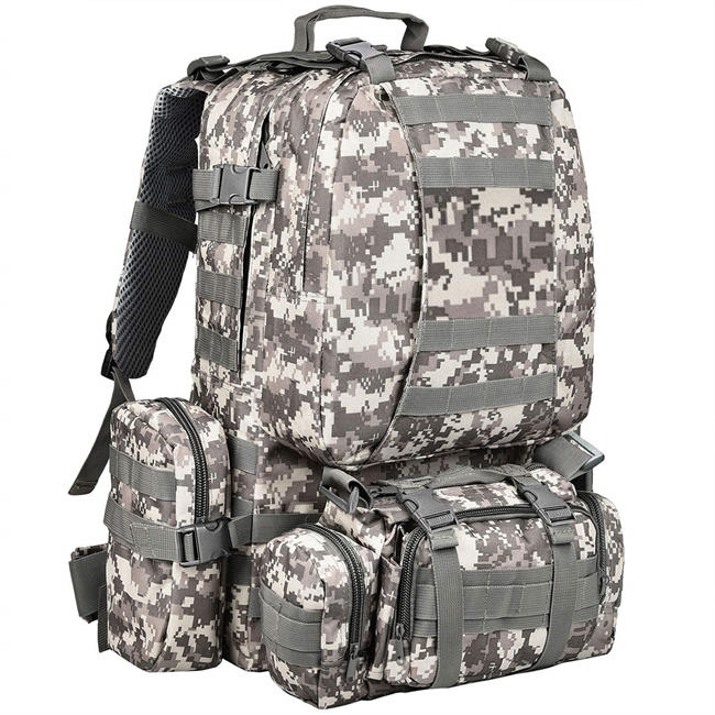 Tactical Backpack Military Army Rucksack Assault Pack Detachable Molle Bag