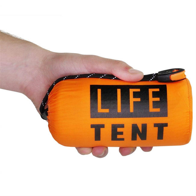 Go Time Gear Life Tent Emergency Survival Shelter – 2 Person Emergency Tent – Use As Survival Tent, Emergency Shelter, Tube Tent, Survival Tarp - Includes Survival Whistle & Paracord
