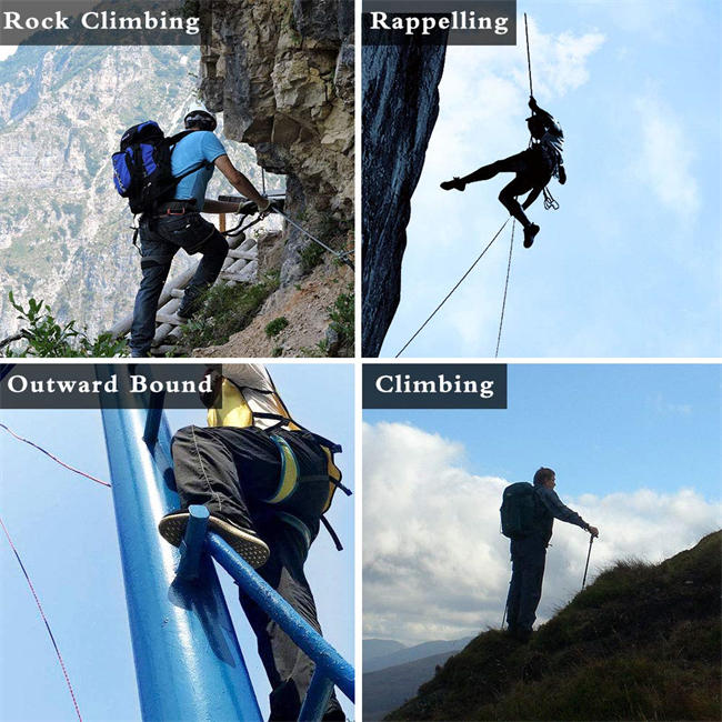 Climbing Gloves Rope Gloves, Perfect for Rappelling, Rescue, Rock/Tree/Wall/Mountain Climbing, Adventure, Outdoor Sports, Soft, Comfortable,Improved Dexterity