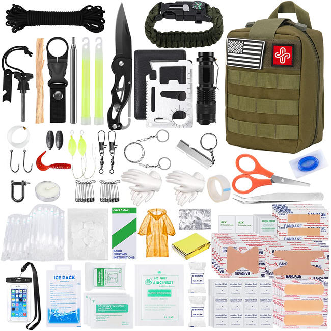 Gifts for Men Dad, Survival Gear and Equipment 17 in 1, Emergency Survival Kit Fishing Hunting Birthday Gifts Ideas for Boyfriend Teen, Cool Gadget Stocking Stuffer for Camping