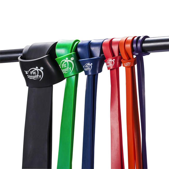 Fit Simplify Pull Up Assist Band - Stretching Resistance Band - Mobility and Powerlifting Bands - Exercise Pull Up Band