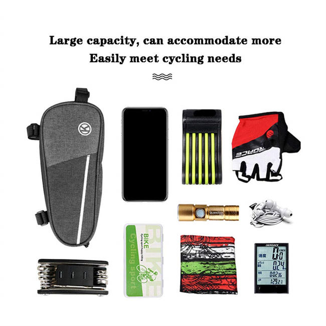 Bicycle Triangle Bag Bicycle Crossbar Bag Frame Bag Waterproof Bicycle Bag Professional Bicycle Accessories Bag