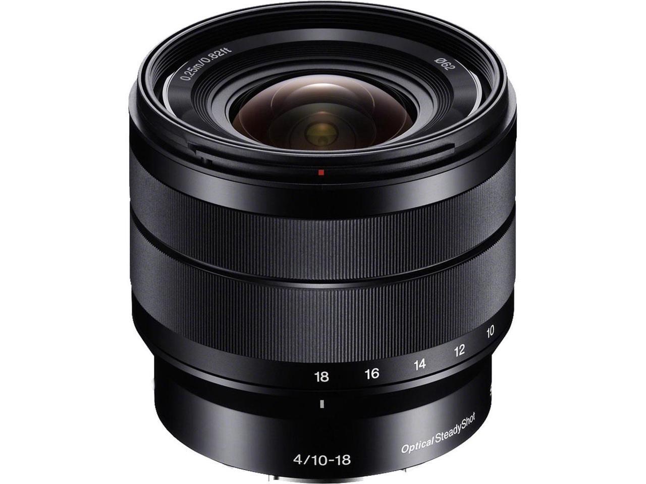 Sony Sel-1018 10 Mm - 18 Mm F/4 Wide Angle Zoom Lens For